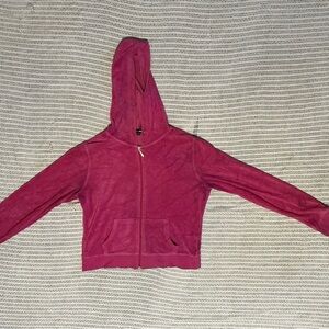 Fashion Nova Pink Hooded Jacket